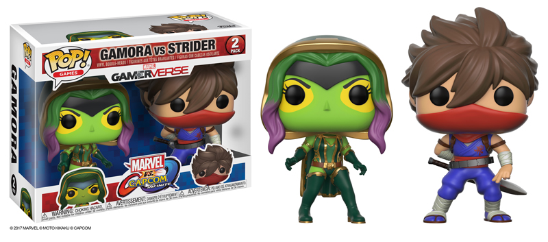 Funko Pop figures sold as part of the Marvel Gamerverse initiative.
